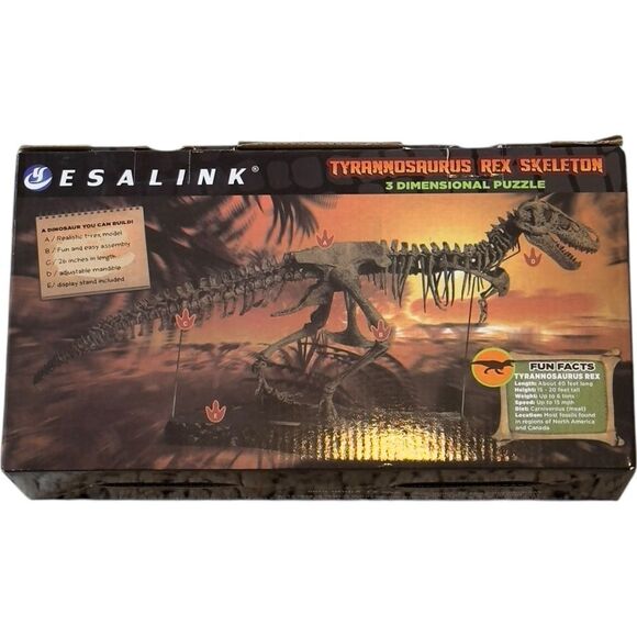 T-Rex Dinosaur Skeleton Model 3D Tyrannosaurus Rex Kids Building Toy. NEW. - Picture 3 of 7